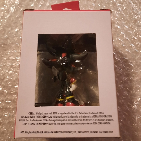 Hallmark Shadow the Hedgehog Christmas Ornament. - Picture 3 of 6